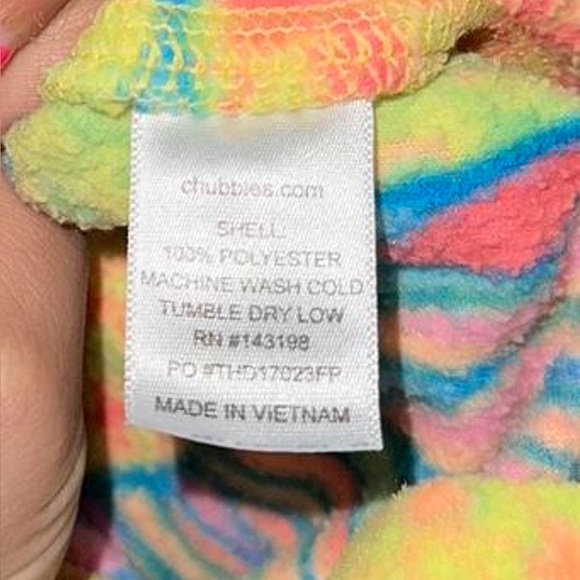 Chubbies All-Over Pineapple Print Quarter Zip Pullover - Picture 6 of 7